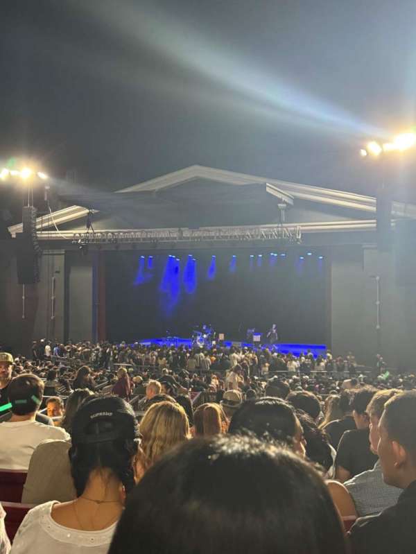 The Greek Theatre, section: B Right, row: H, seat: 10
