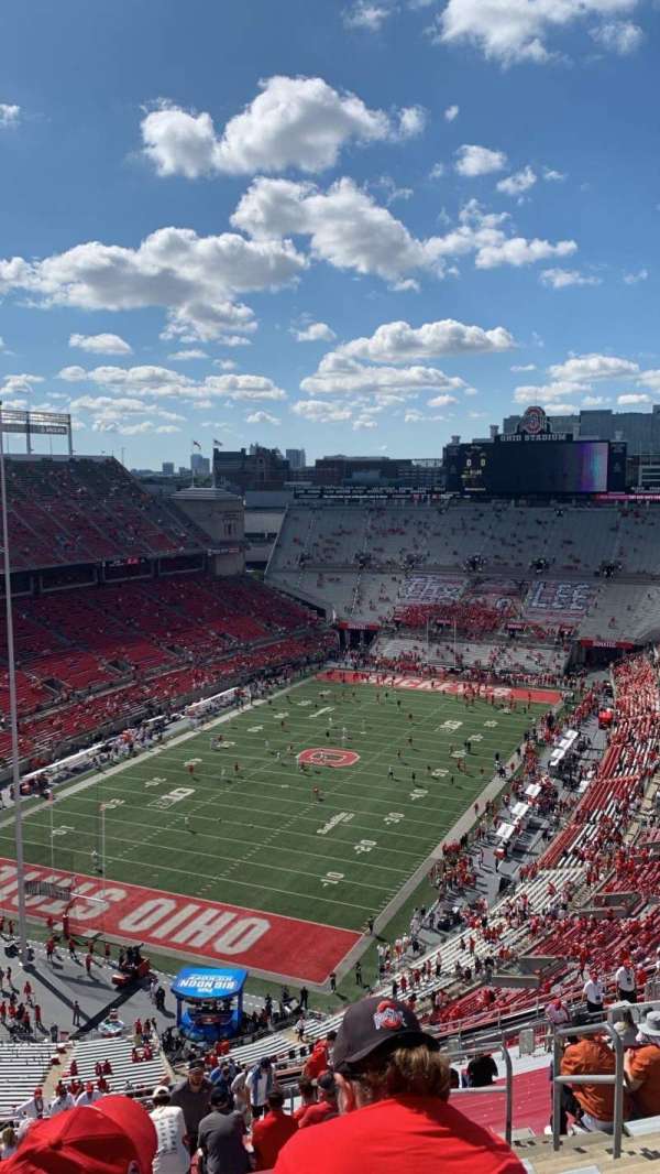 Ohio Stadium, section: 7C, row: 34, seat: 13