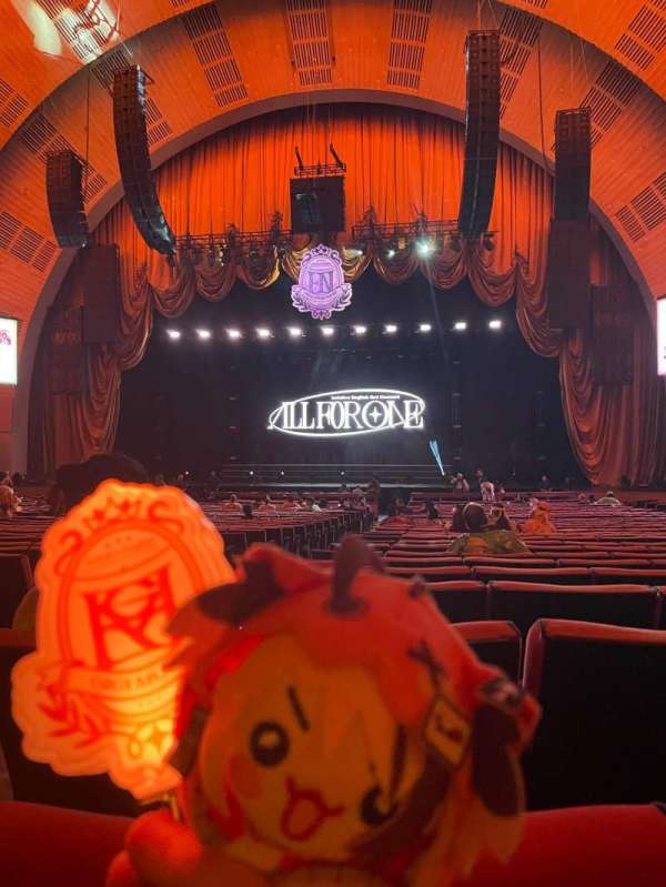 Radio City Music Hall, section: Orchestra 3, row: D, seat: 313