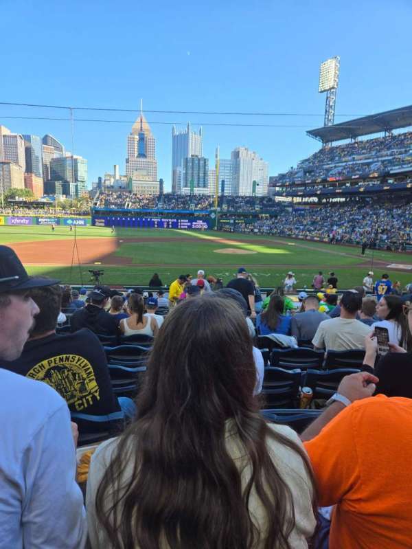 PNC Park, section: 123, row: G, seat: 8