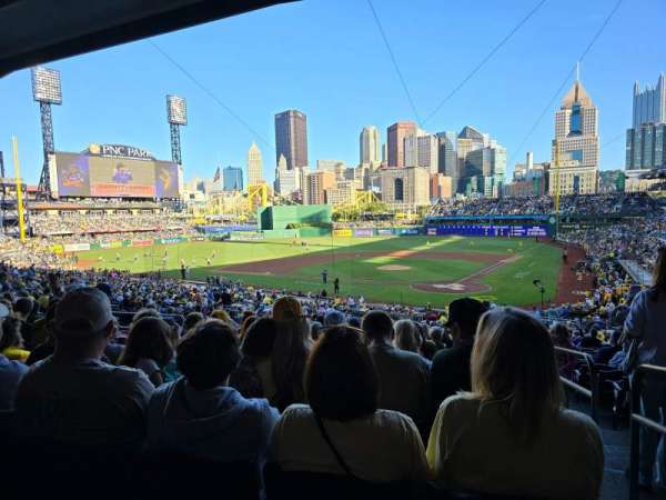 PNC Park, section: 119, row: EE, seat: 1