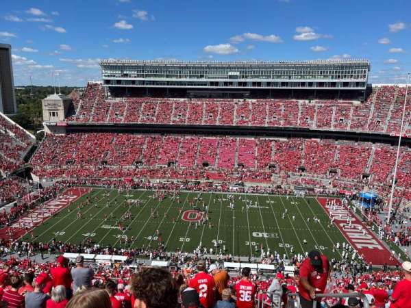 Ohio Stadium, section: 20C, row: 34, seat: 19