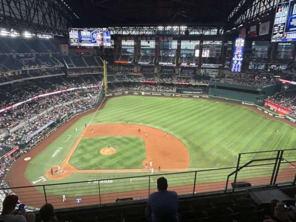 Globe Life Field, section: 316, row: 6, seat: 1