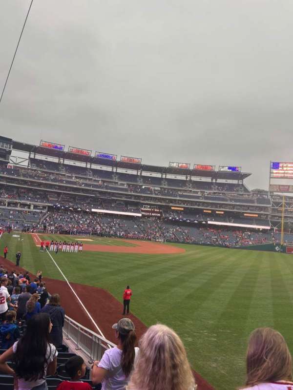 Nationals Park, section: 137, row: CC, seat: 10