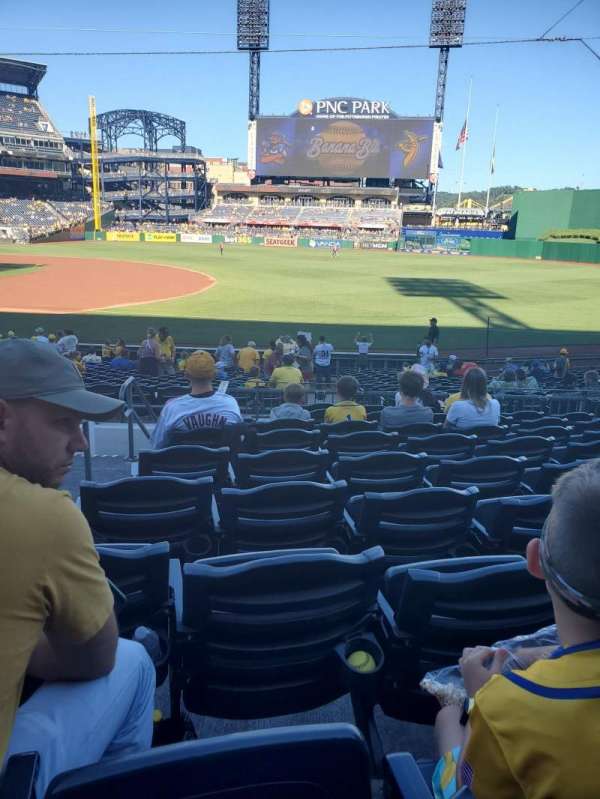 PNC Park, section: 107, row: J, seat: 17-18