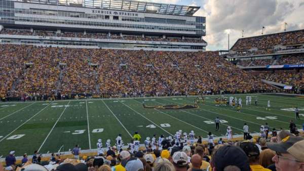 Kinnick Stadium, section: 107, row: 23, seat: 10