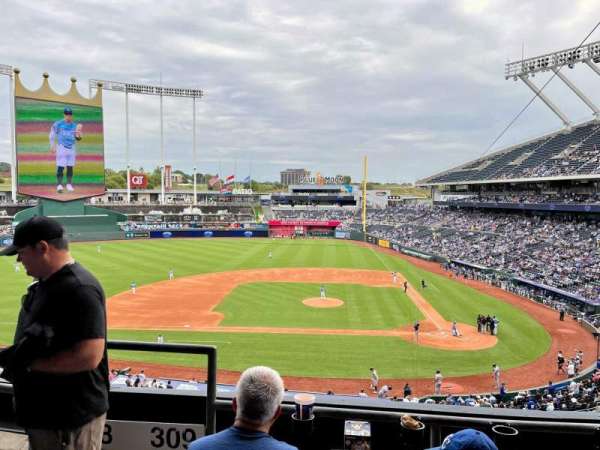 Kauffman Stadium, section: 309, row: C, seat: 2
