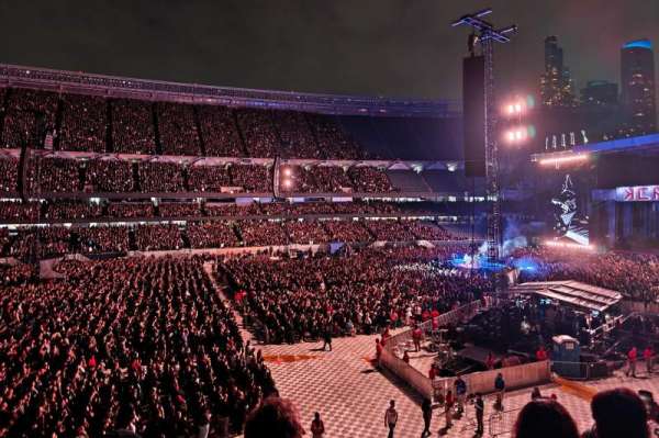 Soldier Field, section: 210, row: 3, seat: 1
