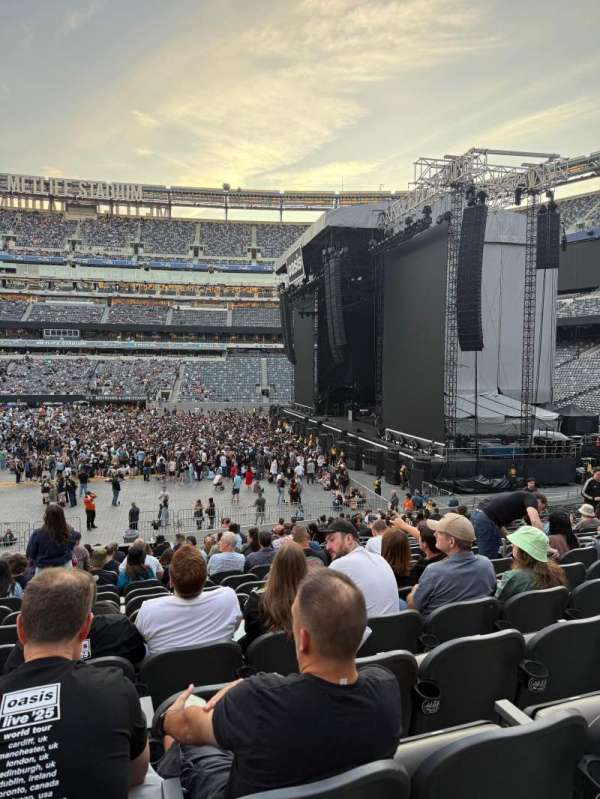 MetLife Stadium, section: 111c, row: 19, seat: 10
