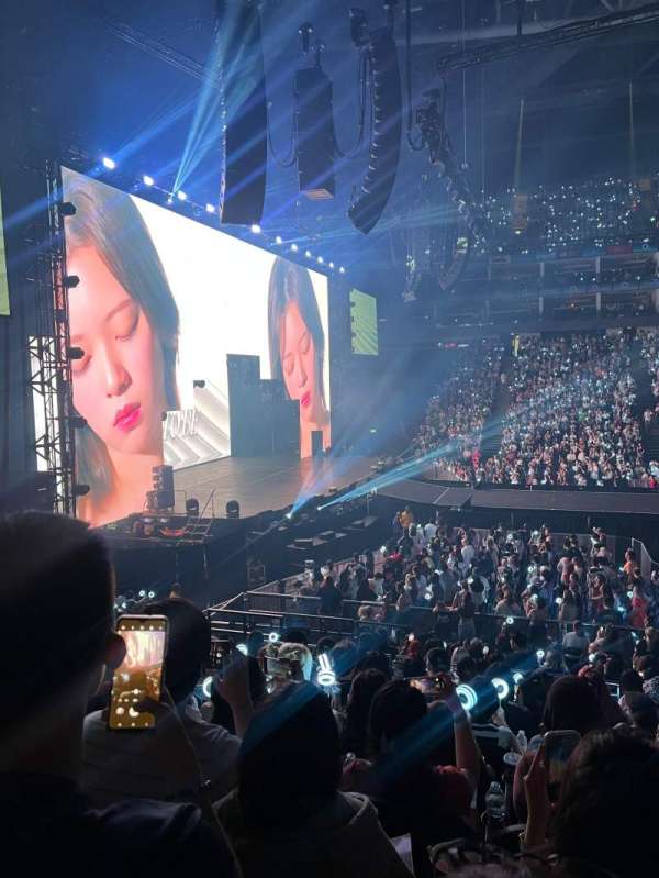 The O2, London, section: 101, row: D, seat: G