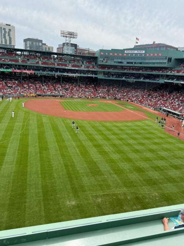 Fenway Park, section: GM, row: 3, seat: 5