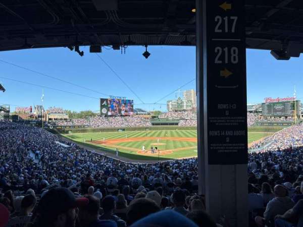 Wrigley Field, section: 217, row: 10, seat: 24