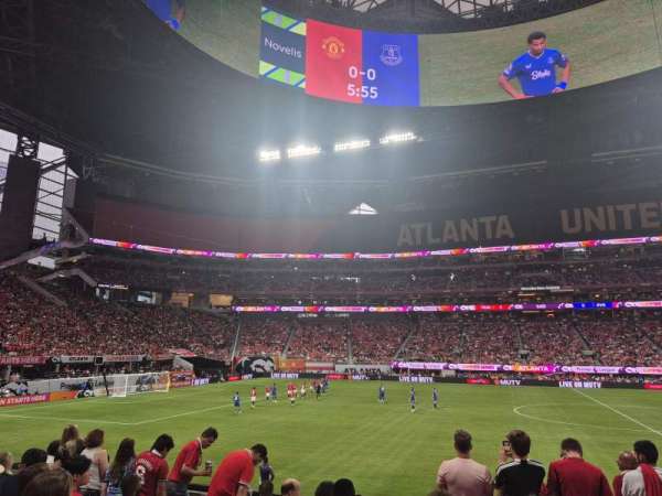 Mercedes-Benz Stadium, section: C129, row: 8, seat: 6