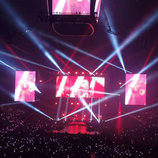 T-Mobile Arena, section: 11, row: Z, seat: 7