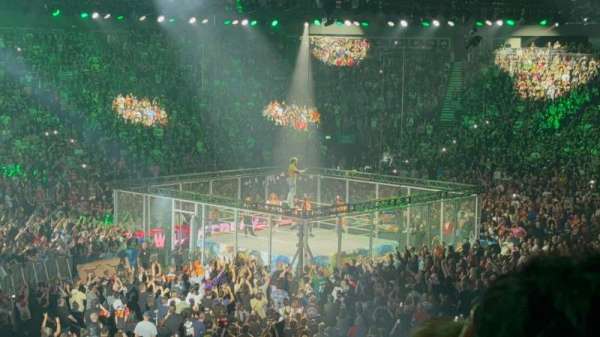 The O2, London, section: 118, row: X, seat: 12