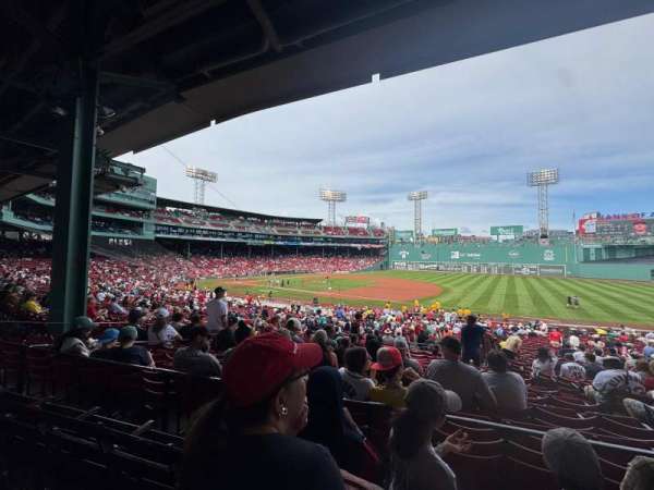 Fenway Park, section: Grandstand 16, row: 3, seat: 5