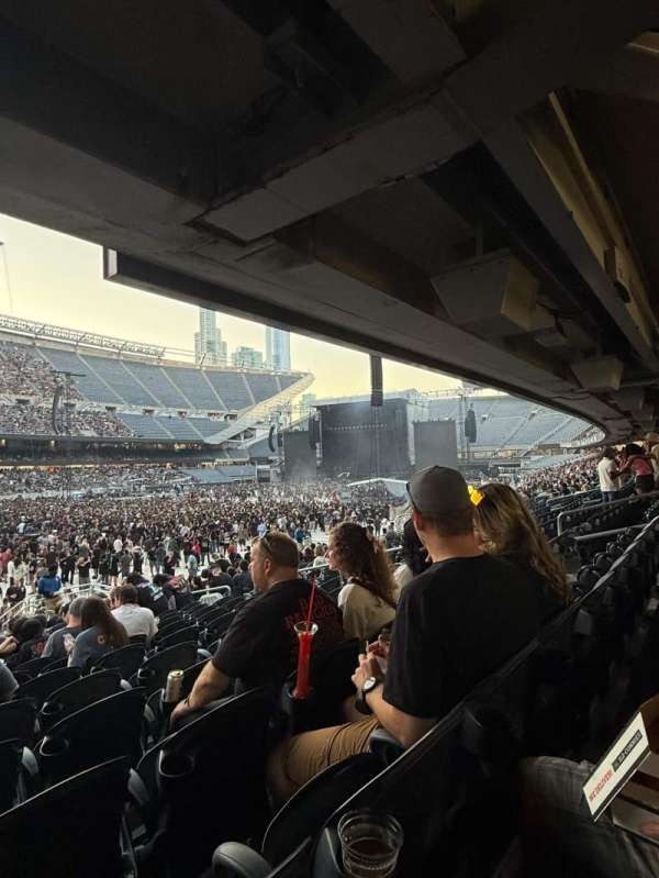 Soldier Field, section: 114, row: 15, seat: 7