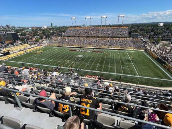 Hamilton Stadium, section: 203, row: 10, seat: 8