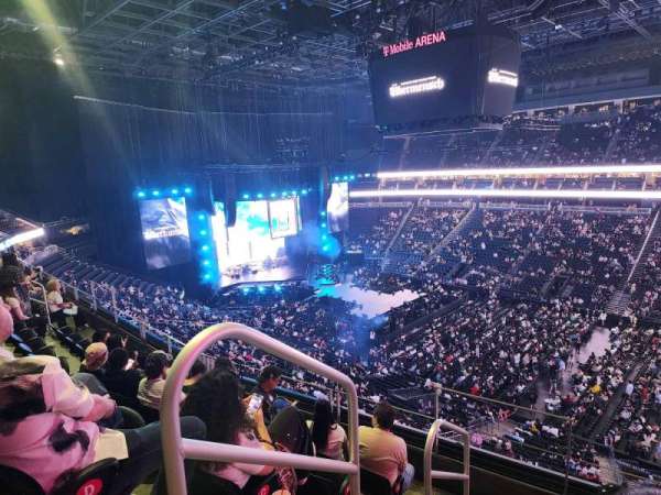 T-Mobile Arena, section: 208, row: E, seat: 1