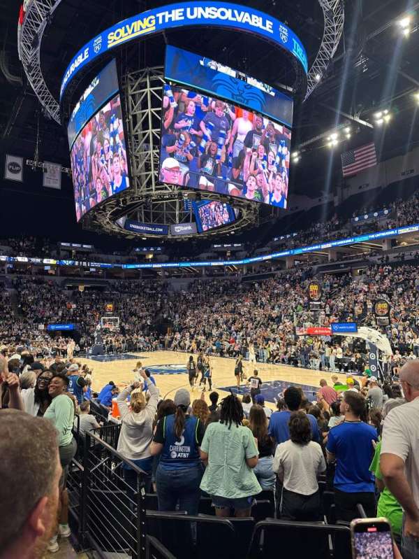 Target Center, section: 126, row: C, seat: 1