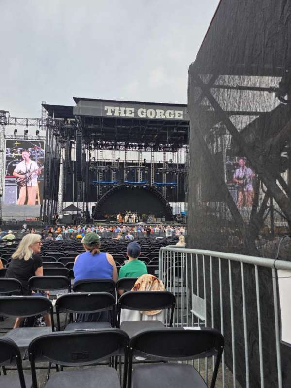 gorge amphitheatre, section: 203, row: 23, seat: 33