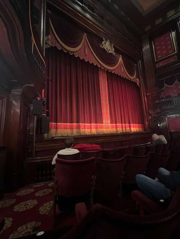 St. Martins Theatre, section: Stalls, row: D, seat: 1