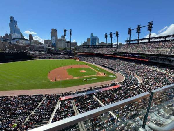 Comerica Park, section: 334, row: A, seat: 12