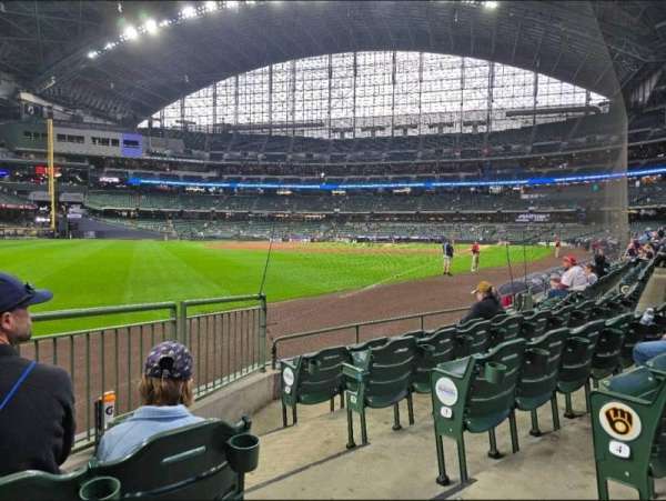 American Family Field, section: 129, row: 5, seat: 2