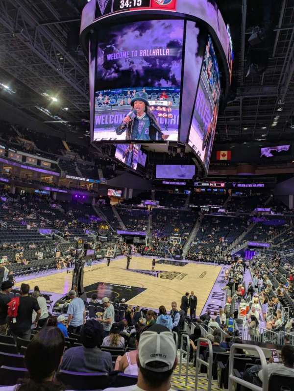 Chase Center, section: 109, row: 11, seat: 1
