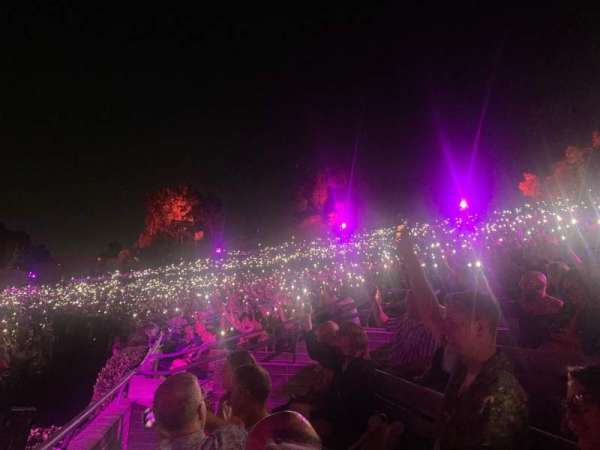 Hollywood Bowl, section: P3, row: 1, seat: 21