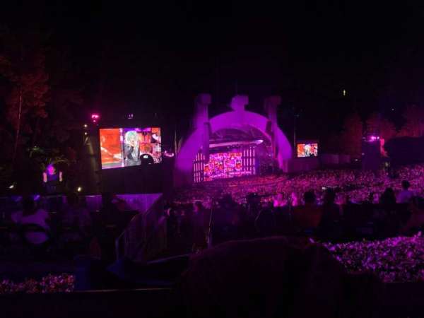 Hollywood Bowl, section: P3, row: 1, seat: 17