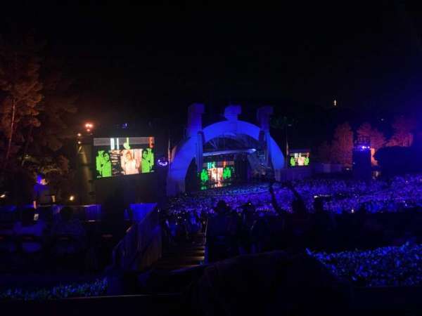 Hollywood Bowl, section: P3, row: 1, seat: 19