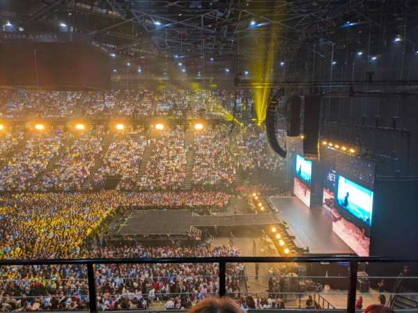 Accor Arena, section: Balcon F, row: 83, seat: 31