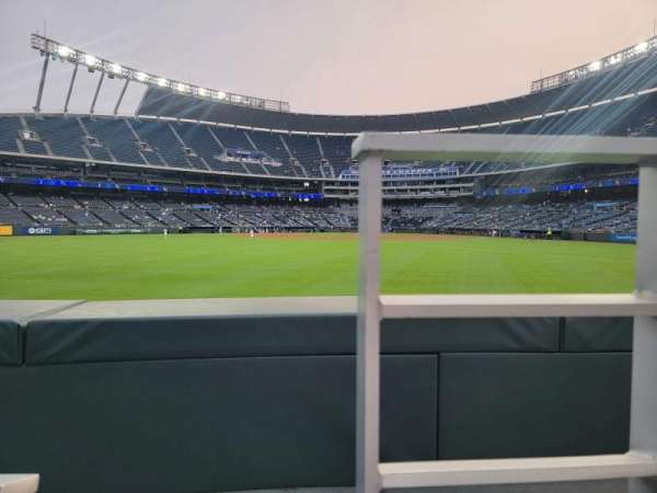Kauffman Stadium, section: 101, row: D, seat: 22