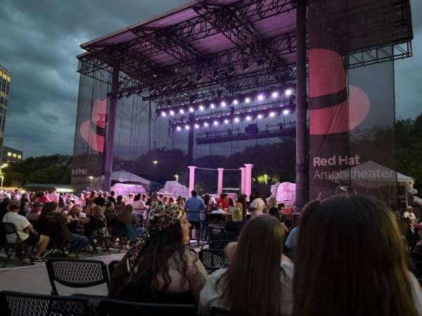 Red Hat Amphitheater, section: 1, row: U, seat: 18
