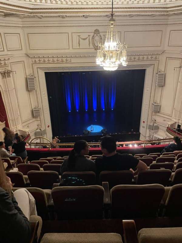 Wilbur Theatre, section: Balcony C, row: H, seat: 111