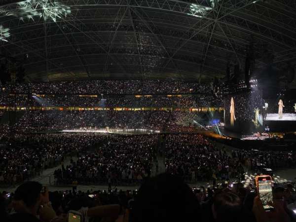 Singapore National Stadium, section: 116, row: AA, seat: 50