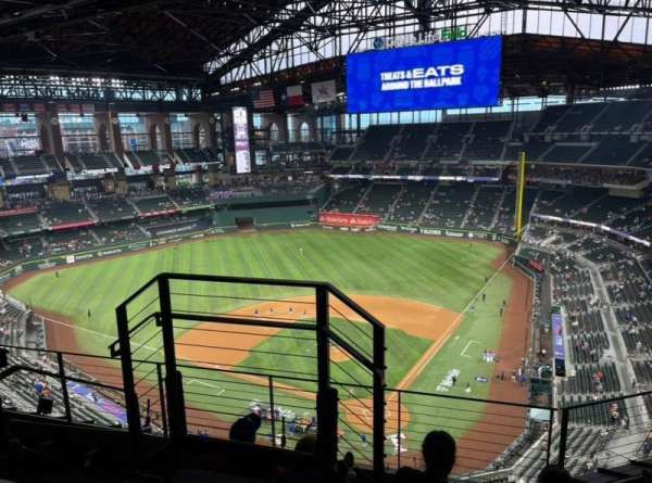 Globe Life Field, section: 312, row: 5, seat: 2