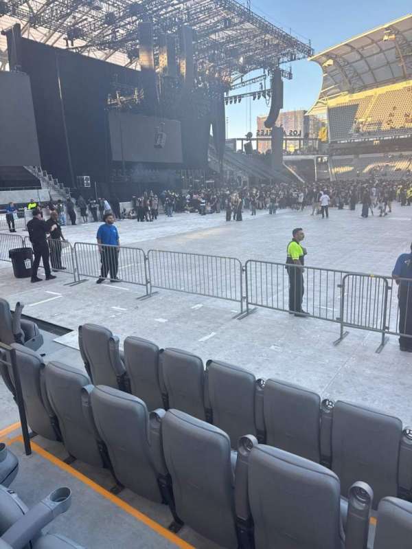 BMO Stadium, section: 133, row: A, seat: 1