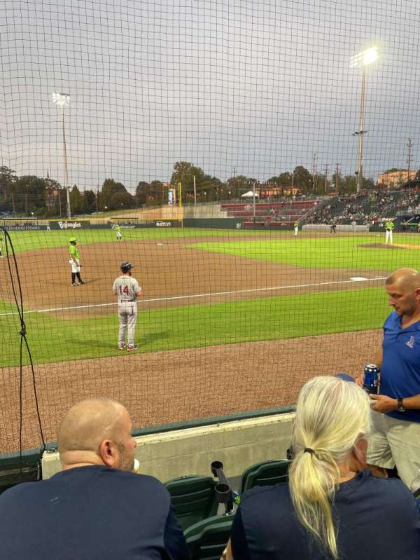 Fifth Third Park, Spartanburg, section: 116, row: D, seat: 9