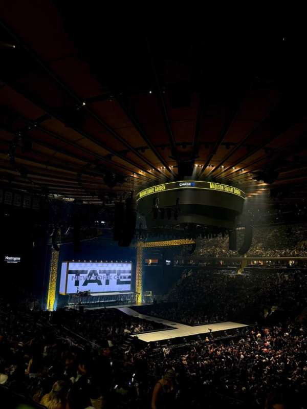 Madison Square Garden, section: 120, row: 22, seat: 2