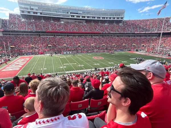 Ohio Stadium, section: 24A, row: 27, seat: 33