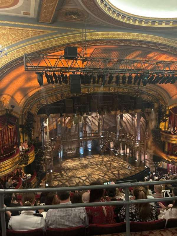 Richard Rodgers Theatre, section: Rear Mezzanine R, row: G, seat: 13
