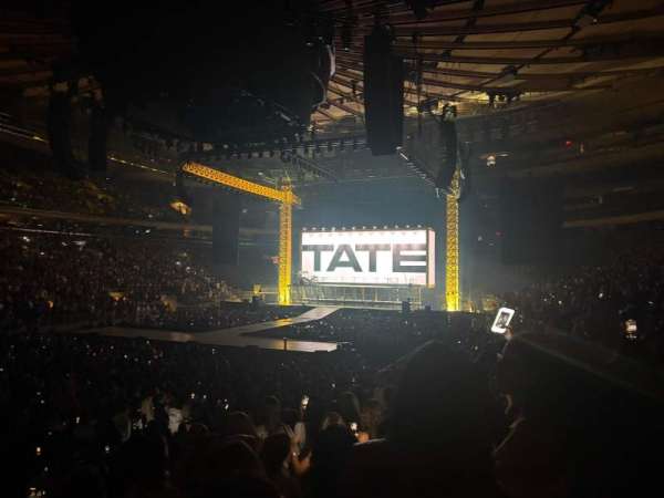 Madison Square Garden, section: 106, row: 9, seat: 1