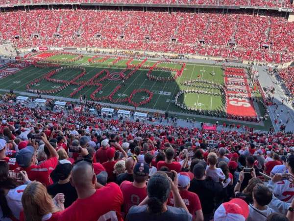 Ohio Stadium, section: 25C, row: 22, seat: 12