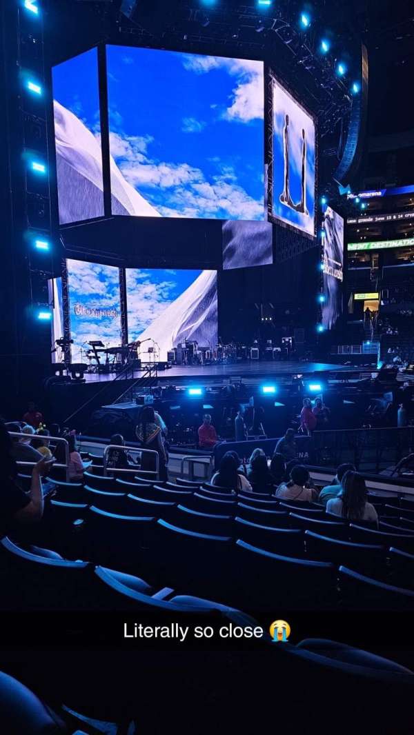 Crypto.com Arena, section: 112, row: 10, seat: 13