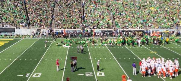 Autzen Stadium, section: 34, row: 31, seat: 5