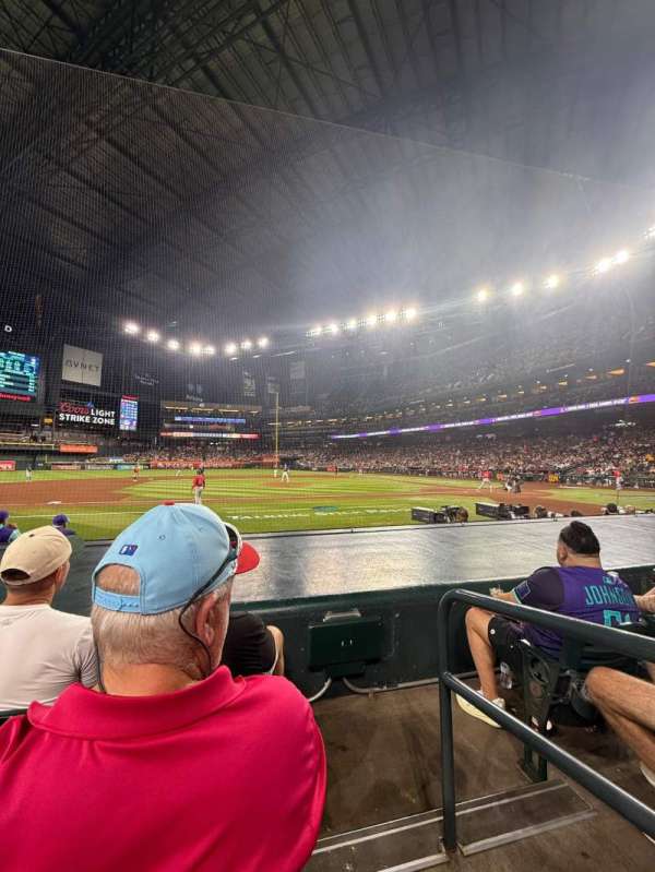 Chase Field, section: O, row: 8, seat: 1