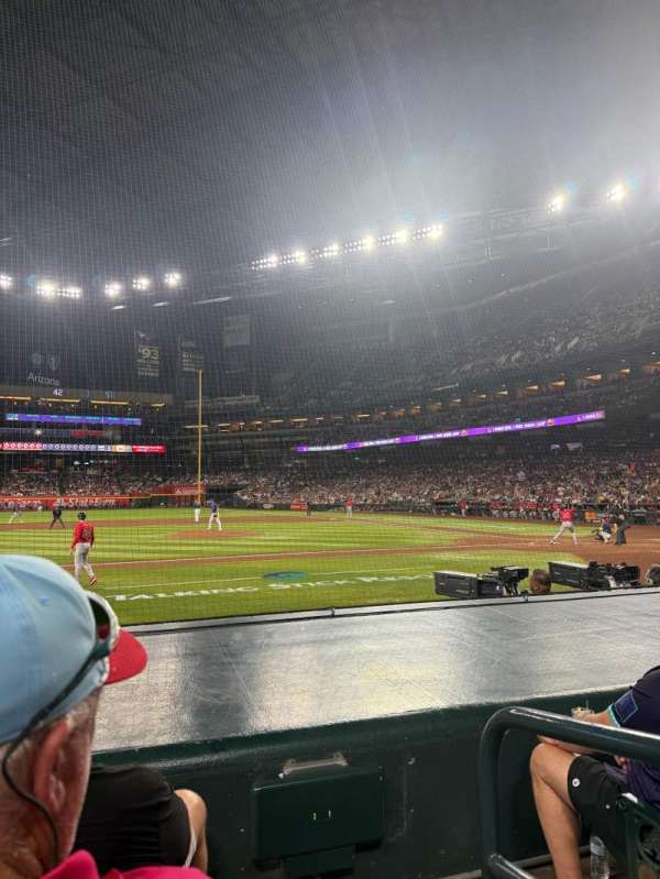 Chase Field, section: O, row: 8, seat: 1