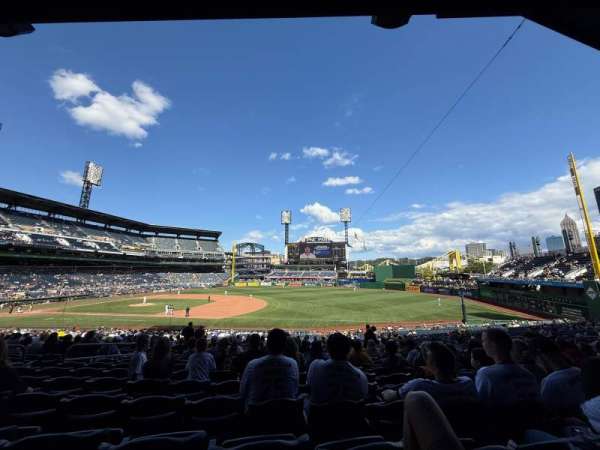 PNC Park, section: 107, row: Z, seat: 13